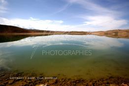 Image du Maroc Professionnelle de  Le barrage Laghrasse "dit barrage Hassan II", il se situe à 50 km au sud est de Taourirte au nord du Maroc, Samedi 10 Février 2006, ce barrage fournit en eau potable  le barrage Mohammed V qui sert de lien pour Machraa Hammadi,  ce dernier permet l'approvisionnement des centre de Taourirte et El Aïoun Sidi Mellouk. (Photo / Abdeljalil Bounhar) 